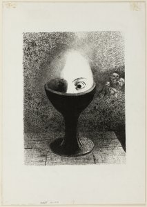 卵 作： Odilon Redon