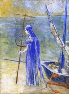 漁師、1900 作： Odilon Redon
