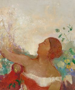 運命の子、オフィーリア 作： Odilon Redon