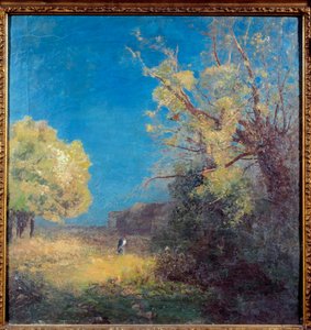道にはペイルレベイドがある。オディロン・ルドン（1840-1916）の絵画