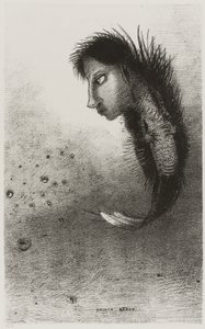 その後、魚の体に人の頭を持つ特異な存在が現れる、プレート 5/10