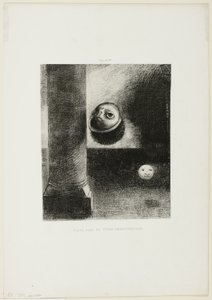 There Was Also Embryonic Beings、プレート 4/6 作： Odilon Redon