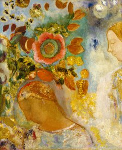 花の中の二人の少女、1912