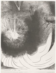 Uit de hemel viel een grote ster そして大きな星が空から落ちてきて、トーチのように燃えていた (オブジェクトのタイトル) 聖ヨハネの黙示録（シリーズタイトル） Openbaring van Johannes (シリーズタイトル) 作： Odilon Redon