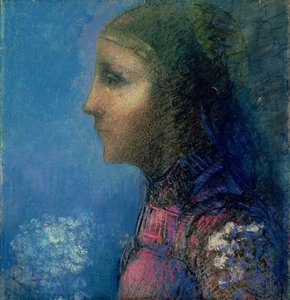 不明な画像 作： Odilon Redon