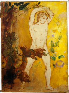 不明な画像 作： Odilon Redon
