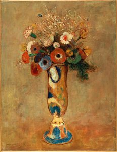 花瓶、1912 作： Odilon Redon