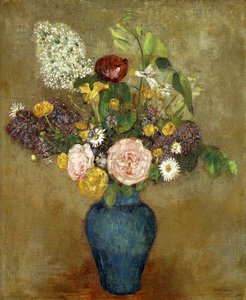花瓶;花瓶、 作： Odilon Redon