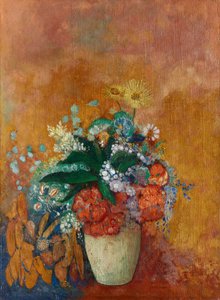 花瓶、1905年頃（布に油彩）
