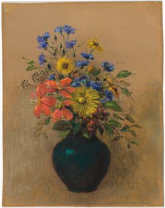 ワイルドフラワー 作： Odilon Redon