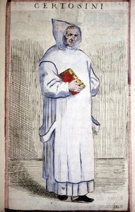 宗教団体。カルトゥジオ。16世紀に描かれた彫刻。