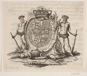 Frederik V の Sø Krigs Artikel の手紙のビネット