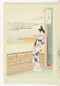 カッコウの鳴き声 美人と花の対比（連載タイトル） 美人花くらべ