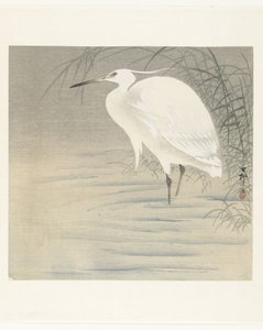 コサギ 作： Ohara Koson