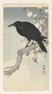 満月のカラス