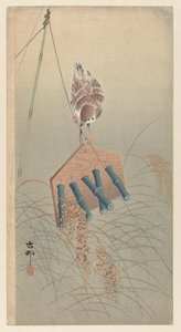 かかしにすずめ
