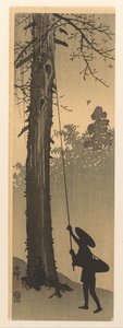 鳥の巣強盗 作： Ohara Koson