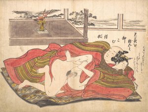 寝室のシーン、カリフォルニア州。 1739年頃。 1739年。