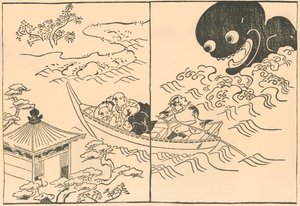 18世紀初頭から18世紀の半ば、1924年に海の怪物に脅された船の男性。