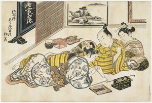 売春宿での新年の集まり、1741-1744