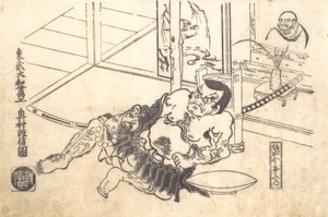 坂田金平入道 18世紀初頭., 18世紀初頭. 作： Okumura Masanobu