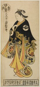 三条勘太郎 『歌舞伎役者三連祭壇画 江戸・右』より 作： Okumura Masanobu