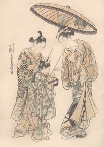 2 つの図。 作： Okumura Masanobu