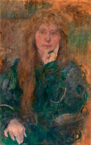 ナタリー・バーニー 1900年。 作： Olga Boznanska
