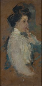 女性の肖像研究 作： Olga Boznanska