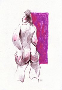 フェミニン・フォーム パープル 作： Olga Skomorokhova