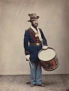 砲兵隊、音楽家、1866年 作： Oliver H. Willard.
