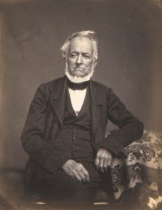 白髪の紳士の肖像 作： Oliver H. Willard