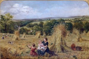 ハーベストフィールド、1857-1858 作： Oliver Lupton