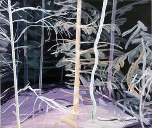 Forêt-noire3、2017（キャンバスにアクリル絵の具） 作： Olivier Morel