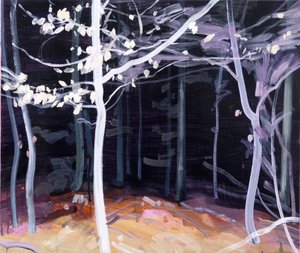 Forêt-noire4、2017（キャンバスにアクリル絵の具） 作： Olivier Morel