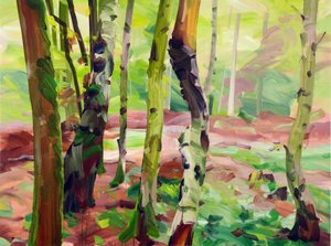 Forêt21,2017（キャンバスにアクリル絵の具）
