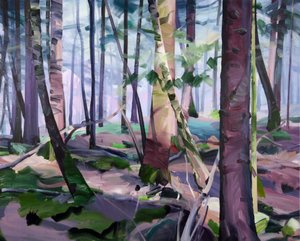 フォレスト23 ,2017（アクリル、キャンバス 作： Olivier Morel