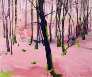 Forêt30、2017（キャンバスにアクリル絵の具） 作： Olivier Morel
