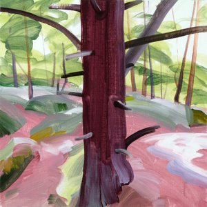 Forêt39、2018（キャンバスにアクリル絵の具） 作： Olivier Morel