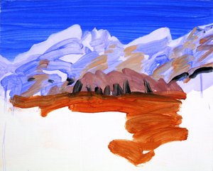 ロイカーバード21、2012年（キャンバスにアクリル画）