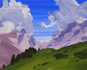 ロイカーバード24、2012年（キャンバスにアクリル画）