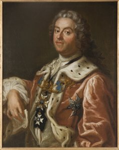 Comyte Charles Gustave de Tessin - カール・グスタフ・テッシン（1695-1770）の肖像、アレーニウス、オロフ（1700-1766）作。油彩・キャンバス 作： Olof Arenius