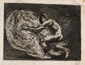 雲を抱きしめるイクシオン 作： Oluf Hartmann