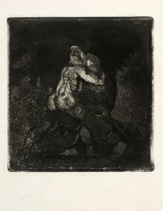 ヤコブと天使の戦い 作： Oluf Hartmann