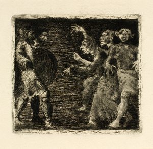 マクベスと魔女 作： Oluf Hartmann
