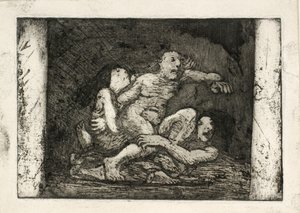 男をめぐって二人の女が争う 作： Oluf Hartmann