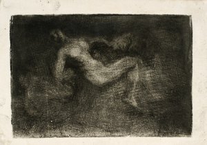 ゼファーがプシュケを誘拐 作： Oluf Hartmann