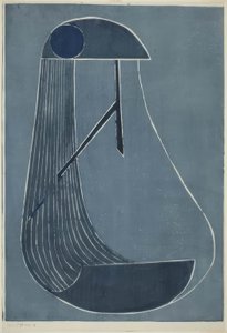 抒情詩 第5番：苦悩の日の突然の追憶 作： 恩地孝四郎