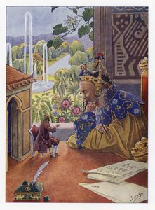 ガリバー旅行のイラスト 作： Onfray de Breville Job