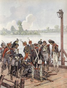 1809年、ナポレオンとともにアスペルンエスリングの戦いで致命傷を負ったジャンランヌ